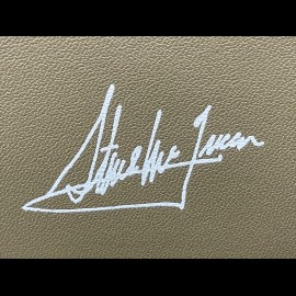 Wallet Steve McQueen Le Mans Compact Khaki Green Leather Tyler 26774-3076