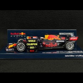 Max Verstappen Red Bull Racing RB16B n° 33 Winner GP Abu Dhabi 2021 F1 1/43 Minichamps 410212333