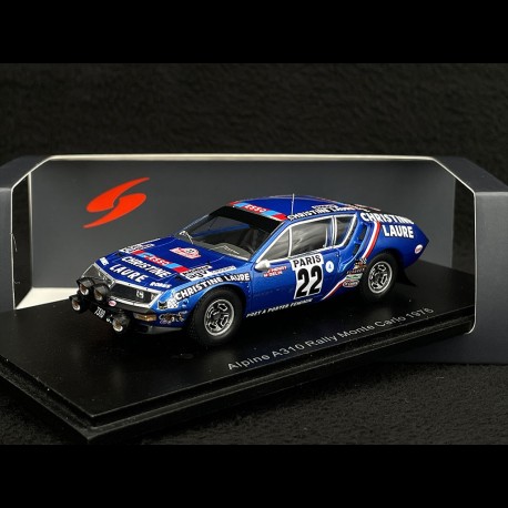 Spark S5471 1/43 ALPINE A310 NO.22 RALLY MONTE CARLO 1976 J. HENRY - M. GÉLIN
