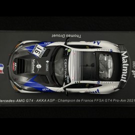 Mercedes-AMG GT4 n° 16 French Champion FFSA Pro-Am 2021 1/43 Spark SF263