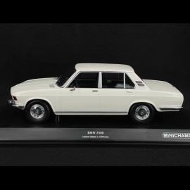 BMW 2500 1968 White 1/18 Minichamps 155029202