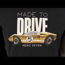 Ford T-shirt  GT40 n° 5 Mk One Black Hero Seven - Men