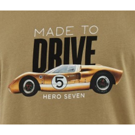 Ford T-shirt GT40 n° 5 Mk One Khaki Hero Seven - Herren