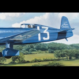 Poster "Coupe Deutsch, Maurice Arnoux, Caudron C450" Originalzeichnung von Benjamin Freudenthal