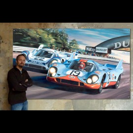 Banner Porsche 917K le Mans 1971 original design by Benjamin Freudenthal