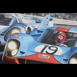 Banner Porsche 917K le Mans 1971 Originaldesign von Benjamin Freudenthal