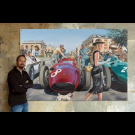 Banner "La Dolce Vita, GP Pescara 1957" original design by Benjamin Freudenthal