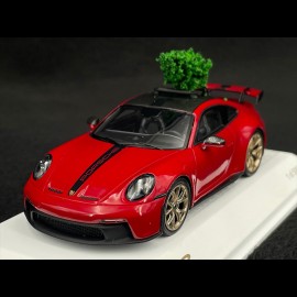 Porsche 911 GT3 Type 992 2022 with Christmas Tree Carmine Red 1/43 Spark WAXL2000010
