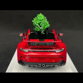 Porsche 911 GT3 Type 992 2022 mit Weihnachtsbaum Karminrot 1/43 Spark WAXL2000010