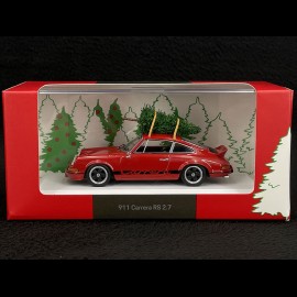 Porsche 911 Carrera RS 2.7 1973 Red with Christmas Tree 1/43 Spark WAP0201180PRS2