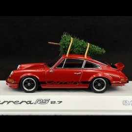 Porsche 911 Carrera RS 2.7 1973 Rot mit Weihnachtsbaum 1/43 Spark WAP0201180PRS2