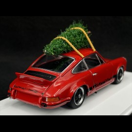 Porsche 911 Carrera RS 2.7 1973 Rot mit Weihnachtsbaum 1/43 Spark WAP0201180PRS2