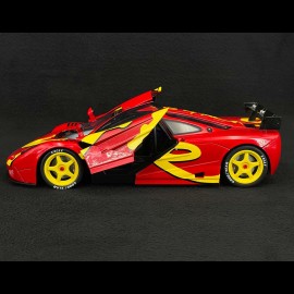 McLaren F1 GTR Short Tail 1996 Red / Yellow 1/18 Solido S1804102