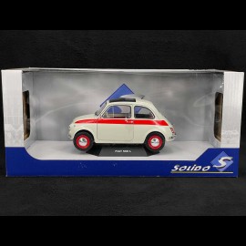 Fiat 500 Nuova Sport 1965 Beige / Rot 1/18 Solido S1801401