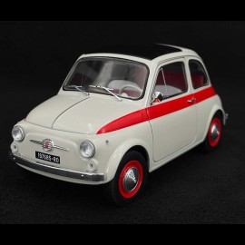Fiat 500 Nuova Sport 1965 Beige / Rot 1/18 Solido S1801401
