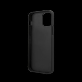 BMW Hülle iPhone 12 Pro (6.1") Leder Schwarz BMHCP12MMCARBK