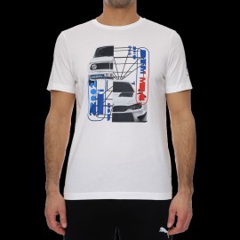 BMW Motorsport T-Shirt by Puma Graphic Car weiß - Herren 531194-02