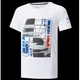 BMW Motorsport T-Shirt by Puma Graphic Car weiß - Herren 531194-02