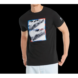 BMW Motorsport T-Shirt by Puma Logo Graphic Schwarz - Herren