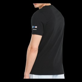 BMW Motorsport T-Shirt by Puma Logo Graphic Schwarz - Herren