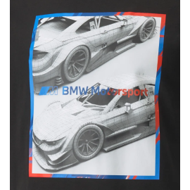 BMW Motorsport T-Shirt by Puma Logo Graphic Schwarz - Herren