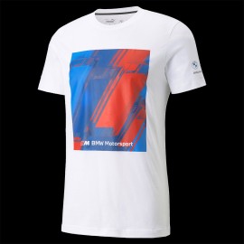 BMW Motorsport T-Shirt by Puma Graphique Weiß - Herren