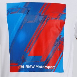 BMW Motorsport T-Shirt by Puma Graphique Weiß - Herren