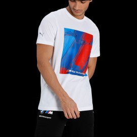 BMW Motorsport T-Shirt by Puma Graphic White - Men