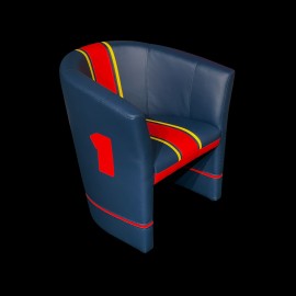 Tub chair Racing F1 n° 1 Max Red / White