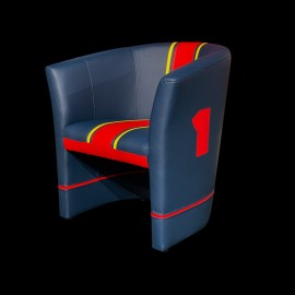 Tub chair Racing F1 n° 1 Max Red / White