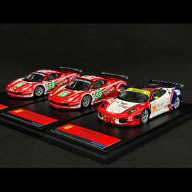 Set of 3 Ferrari 24h Le Mans 2011 1/43 True Scale Models