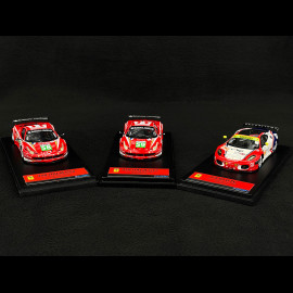 Set of 3 Ferrari 24h Le Mans 2011 1/43 True Scale Models