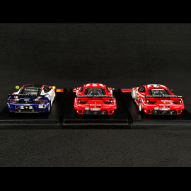 Set of 3 Ferrari 24h Le Mans 2011 1/43 True Scale Models