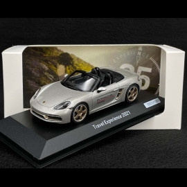 Porsche 718 Boxster Type 982 25 Jahre Edition Porsche Expérience Silber 1/43 Minichamps WAP0209630MTRA