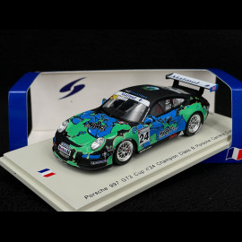 Porsche 997 GT3 Cup Winner Class B Carrera Cup 2010 n° 24 1/43 Spark SF069