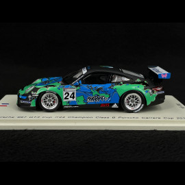 Porsche 997 GT3 Cup Winner Class B Carrera Cup 2010 n° 24 1/43 Spark SF069
