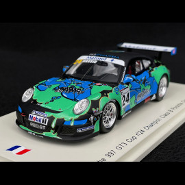 Porsche 997 GT3 Cup Winner Class B Carrera Cup 2010 n° 24 1/43 Spark SF069