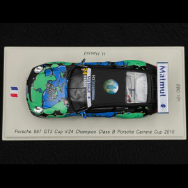 Porsche 997 GT3 Cup Winner Class B Carrera Cup 2010 n° 24 1/43 Spark SF069