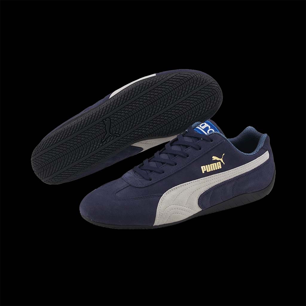 Sparco Schuhe Puma Sport Speedcat Sneaker Marineblau / weiß 307171 
