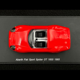 Fiat OT 1600 Abarth Sport Spider 1965 Red 1/43 Spark S1319