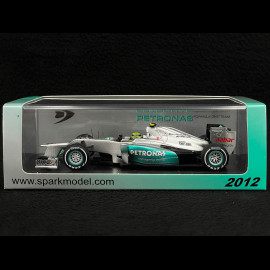 Nico Rosberg Mercedes AMG W03 n° 8 Sieger GP China 2012 F1 1/43 Spark S3043
