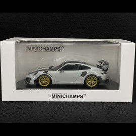 Porsche 911 GT2 RS Type 991 Weissach Package 2018 Chalk Grey 1/43 Minichamps 413067288