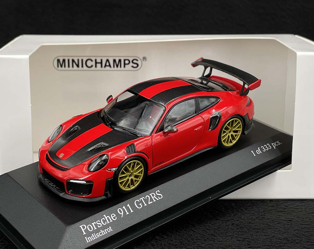 Porsche 911 GT2 RS Type 991 Weissach Package 2018 Guards Red 1/43