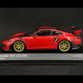 Porsche 911 GT2 RS Type 991 Weissach Package 2018 Guards Red 1/43 Minichamps 413067291