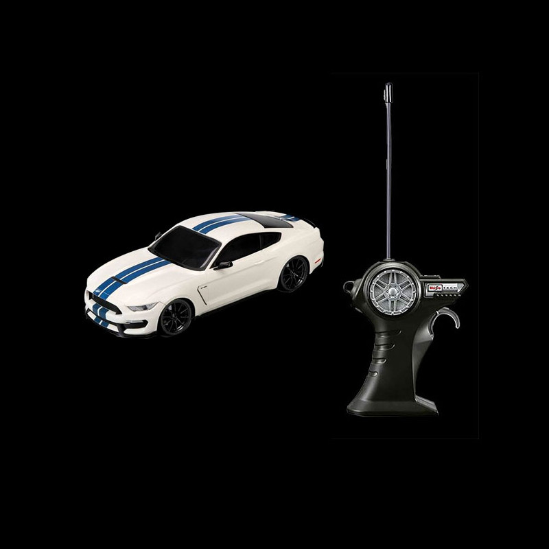 Ford Shelby GT350 2016 Weiß / Blau R/C 1/24 Maisto Tech 81018