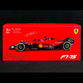 Ferrari F1 F75 n° 16 Formula 1 Championship 2022 Charles Leclerc 1/43 Bburago 18-36831L