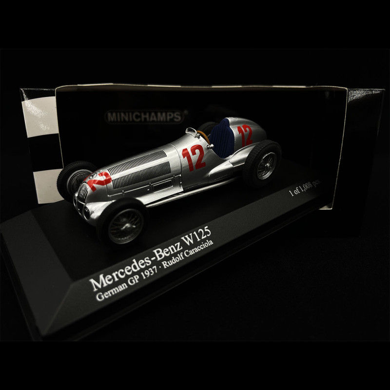 Mercedes-Benz W125 Daimler n° 12 Winner German GP 1937 1/43 Minichamps  400370012 - Elfershop