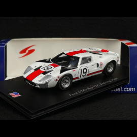 Ford GT40 n° 19 3rd 12h Sebring 1966 1/43 Spark US251