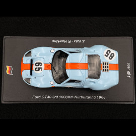 Ford GT40 n° 65 3rd 1000km Nürburgring 1968 1/43 Spark SG817