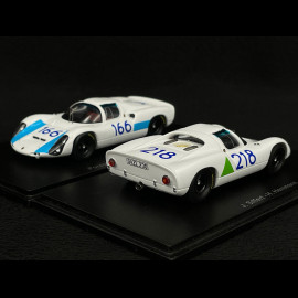 Duo Porsche 910 n° 166 & n° 218 Targa Florio 1967 1/43 Spark